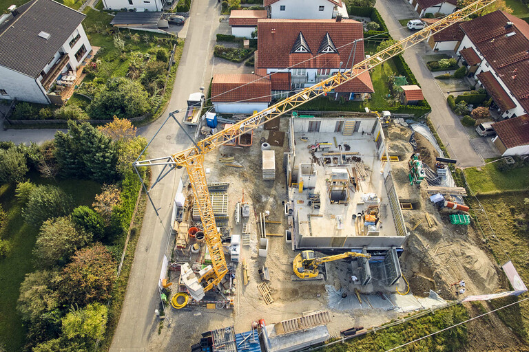 Baufortschritt Suedseite Haslach Myslik Rosenheim