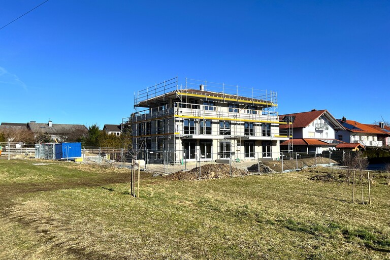 Baufortschritt Südseite in Haslach bei Traunstein von Myslik Rosenheim