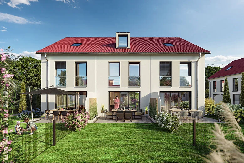 Myslik Rosenheim Gr&uuml;nland37 Zornedig bei M&uuml;nchen Reihenh&auml;user und Doppelh&auml;user