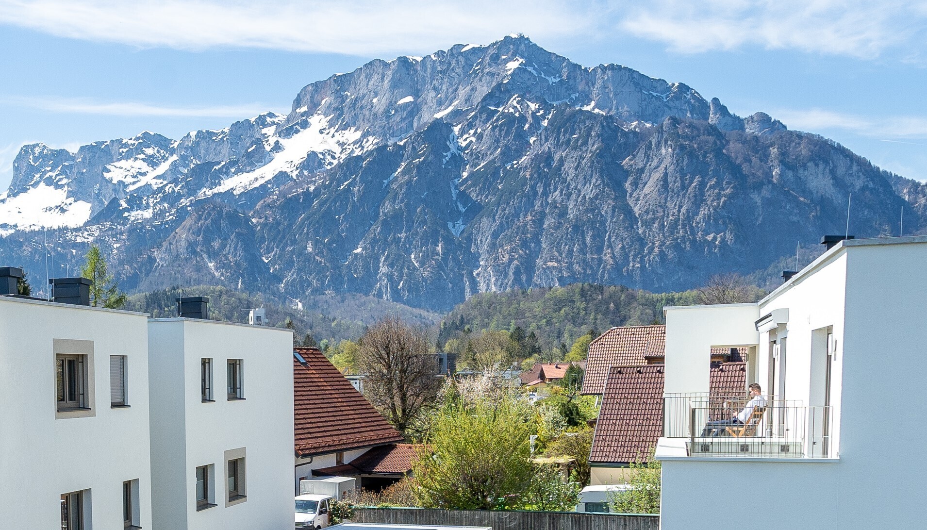 RIFerside Blick auf den Untersberg