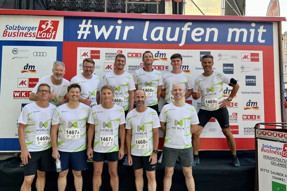 Salzburger Businesslauf Myslik Team Salzburg und Bayern