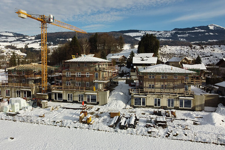 Baufortschritt Adneter Wies Adnet-Seidenau Myslik Salzburg