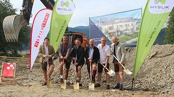 MYSLIK Spatenstich „Altendorf Galerie“ am Adneter Riedl in Hallein