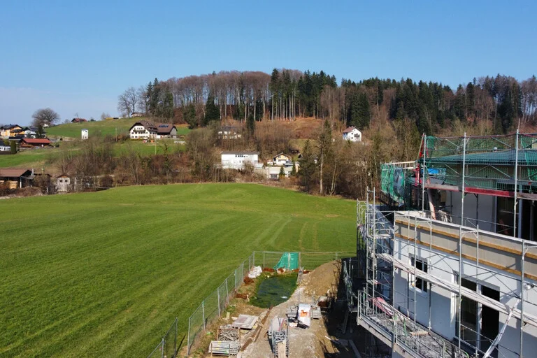 Baufortschritt Am Bachl in Hallwang Myslik