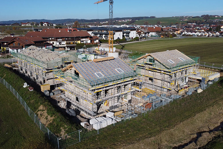 Baufortschritt Blumenfeld Strasswalchen Myslik Salzburg