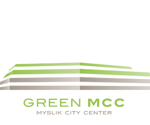 Projekt Logo Green MCC – Ihr nachhaltiges Büro| Bauträger MYSLIK Salzburg