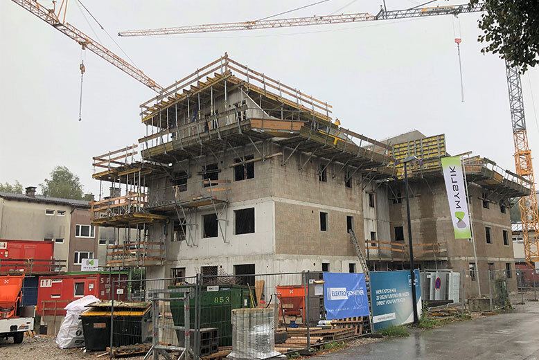 Baufortschritt Herzstück Myslik Salzburg