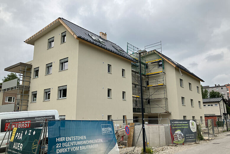 Baufortschritt Herzstück in Liefering von Myslik Salzburg