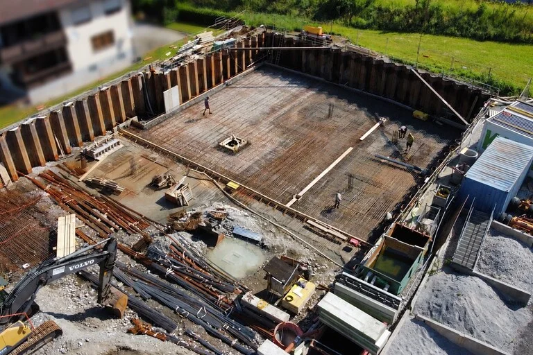 Baufortschritt Am Bachl in Hallwang Myslik